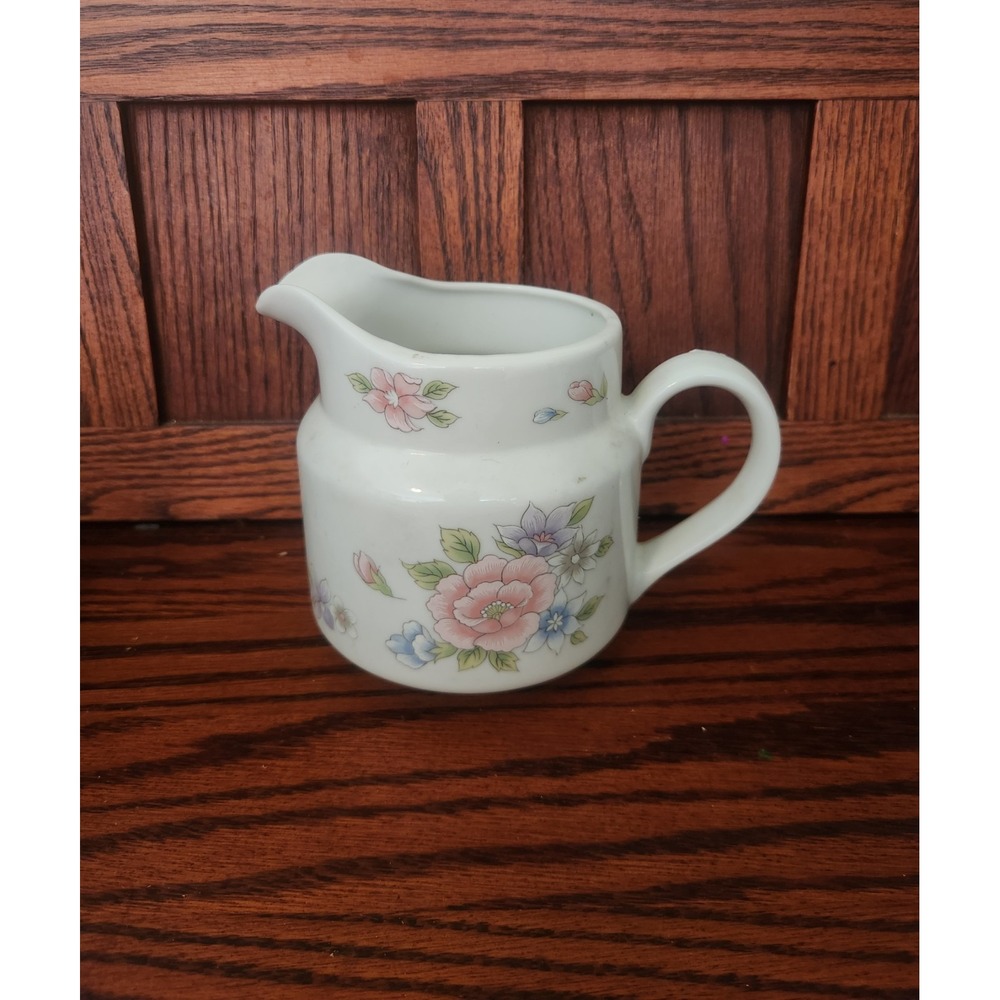 Vintage FTDA Floral Pitcher "Especially For You" Made in Japan Ceramic